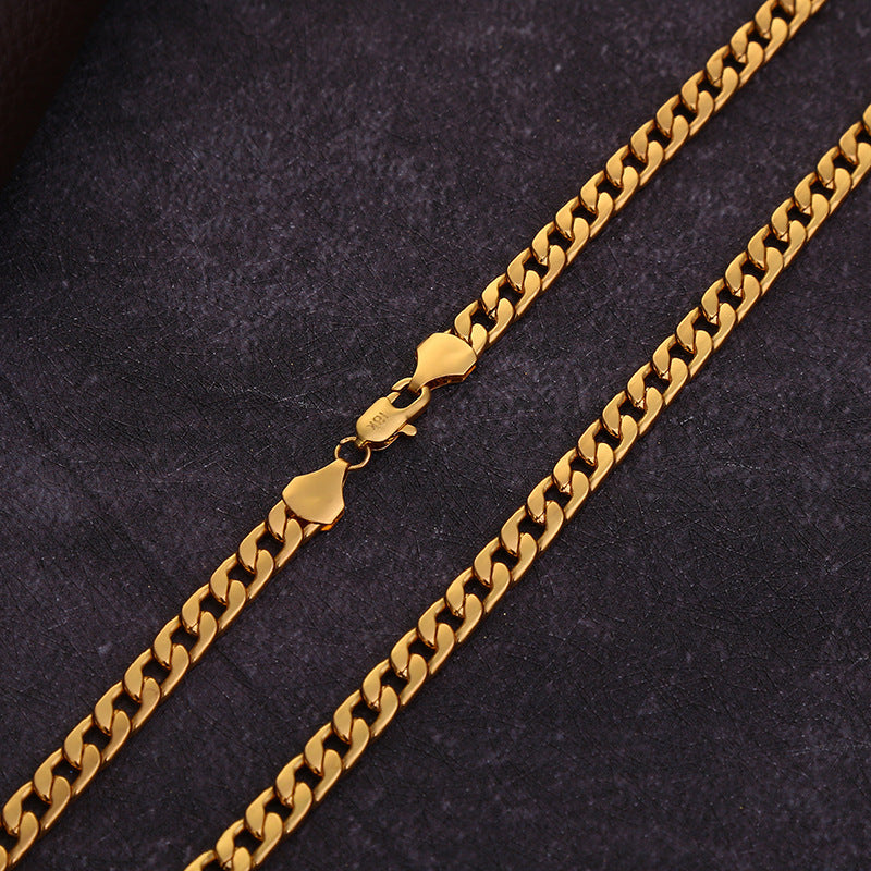 Bold Gold Chain Necklace