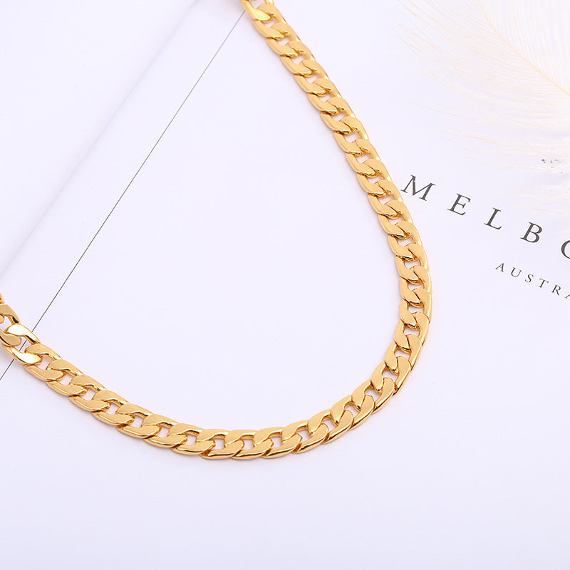 Bold Gold Chain Necklace