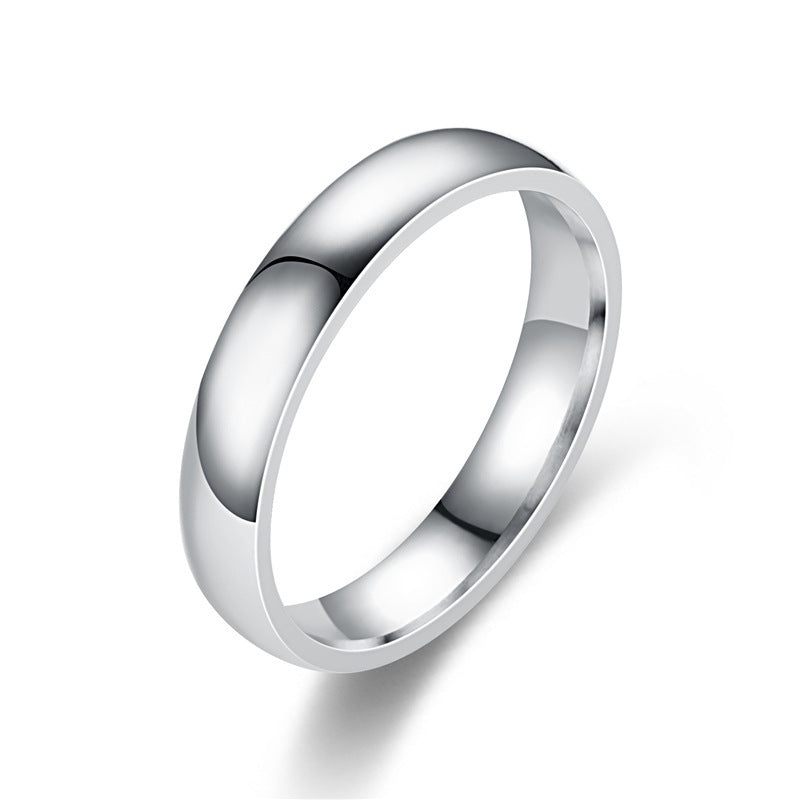 Simple Titanium Couple Rings