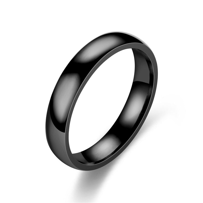 Simple Titanium Couple Rings