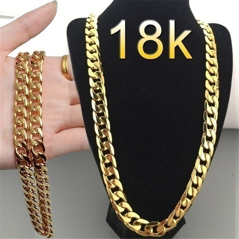 Bold Gold Chain Necklace