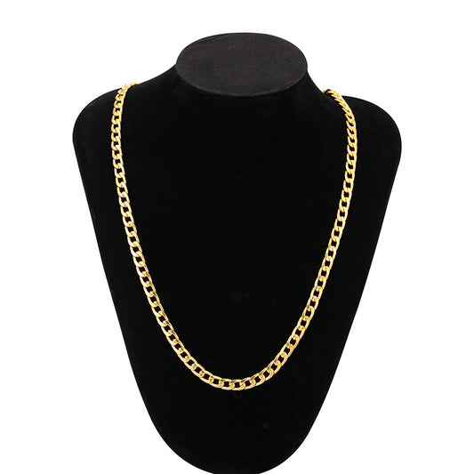 Bold Gold Chain Necklace